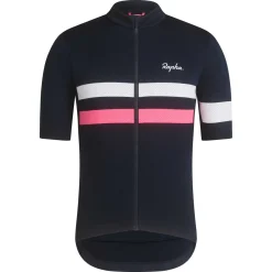 Best Sale Rapha Men'S Brevet Jersey Dark Navy/High-Vis Pink/White