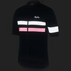 Best Sale Rapha Men'S Brevet Jersey Dark Navy/High-Vis Pink/White