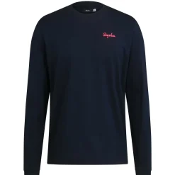 Hot Rapha Men'S Logo Long Sleeve T-Shirt