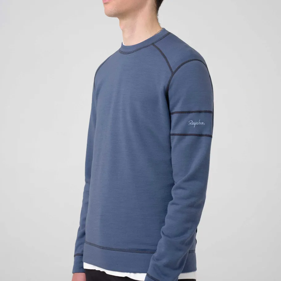 New Rapha Men'S Merino Sweatshirt