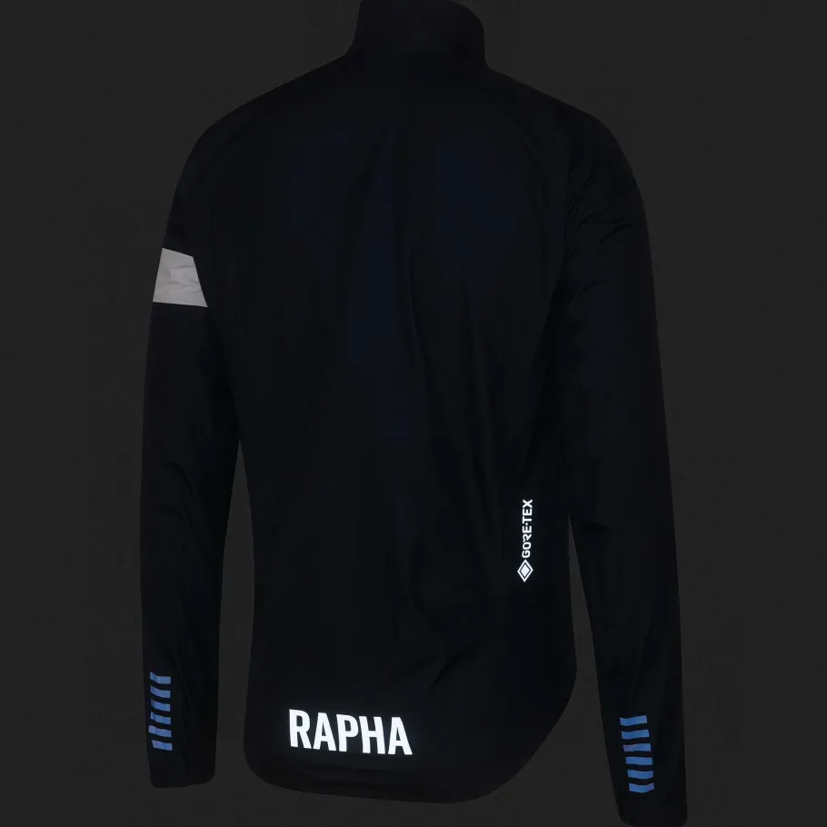 Store Rapha Men'S Pro Team Gore-Tex Rain Jacket Dark Navy/White