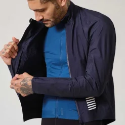 Store Rapha Men'S Pro Team Insulated Gore-Tex Rain Jacket Dark Navy/White