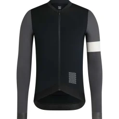 Clearance Rapha Men'S Pro Team Long Sleeve Training Jersey Black/Carbon Grey/White