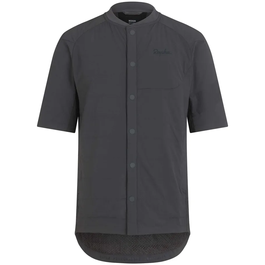 Cheap Rapha Men'S Trail Insulated Short Sleeve Jacket Dark Grey/Black