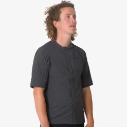 Cheap Rapha Men'S Trail Insulated Short Sleeve Jacket Dark Grey/Black