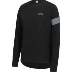 Sale Rapha Men'S Trail Windblock Jersey Black/Light Grey
