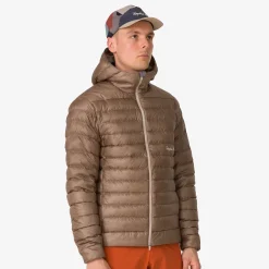 Sale Rapha + Snow Peak Men'S Explore Down Jacket Dark Beige/Off-White