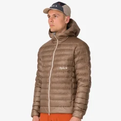 Sale Rapha + Snow Peak Men'S Explore Down Jacket Dark Beige/Off-White