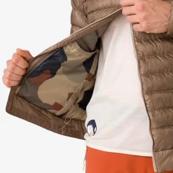 Sale Rapha + Snow Peak Men'S Explore Down Jacket Dark Beige/Off-White