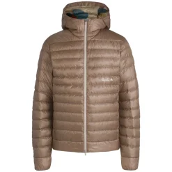 Sale Rapha + Snow Peak Men'S Explore Down Jacket Dark Beige/Off-White
