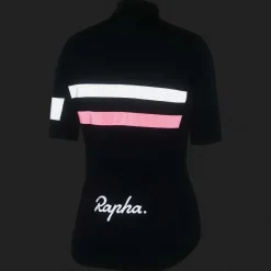 Outlet Rapha Women'S Brevet Jersey Dark Navy/High-Vis Pink/White