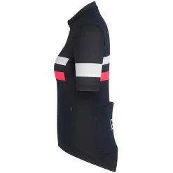 Best Sale Rapha Women'S Brevet Lightweight Jersey Dark Navy/High-Vis Pink/White