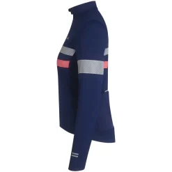 Flash Sale Rapha Women'S Brevet Ls Gore-Tex Infinium Jersey Navy/Hi-Vis Pink