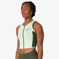Store Rapha Women'S Cropped Zip Tank