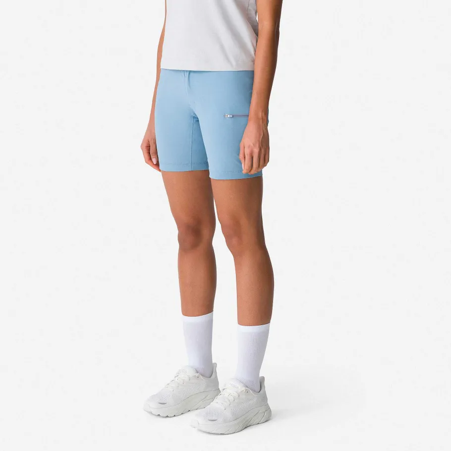 New Rapha Women'S Explore Shorts Grey Blue/Blue
