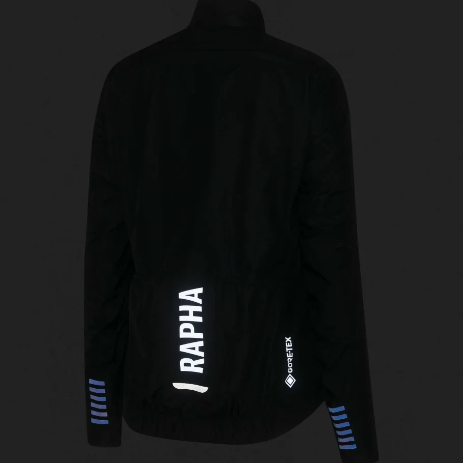 Best Rapha Women'S Pro Team Insulated Gore-Tex Rain Jacket Dark Navy/White