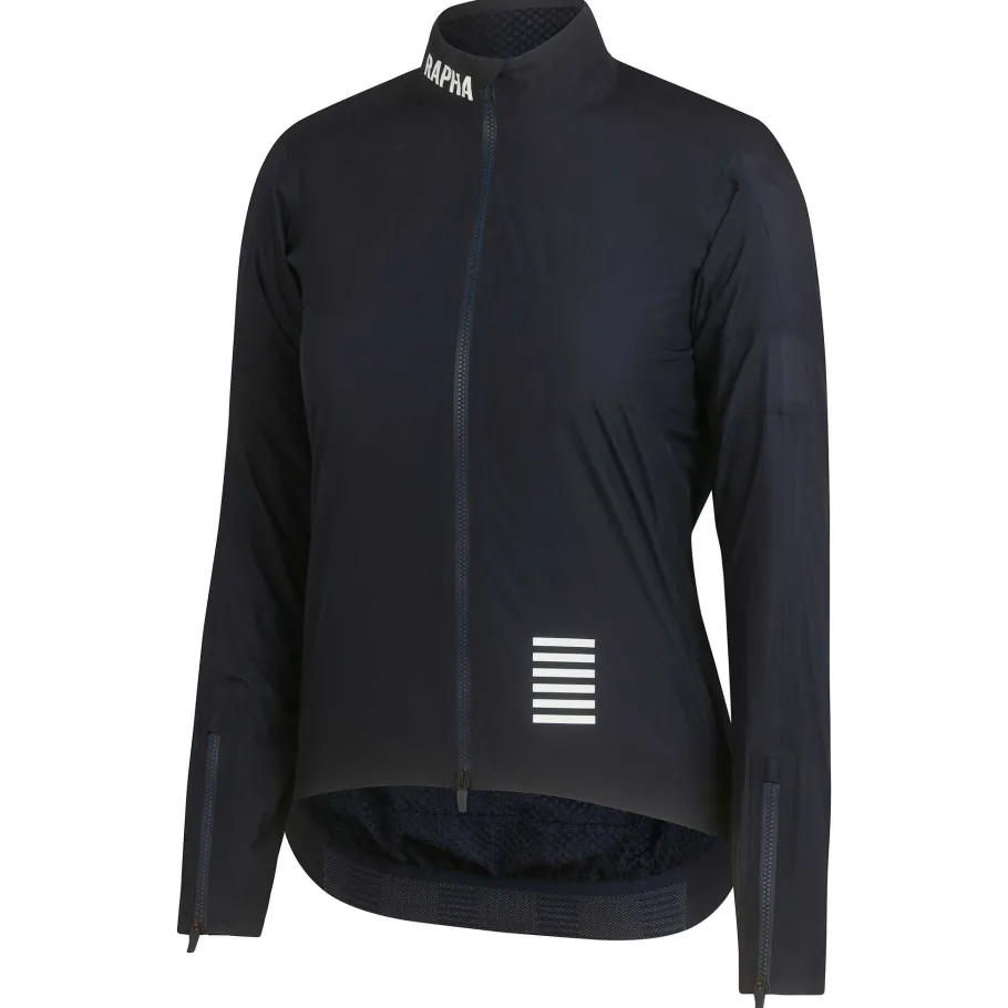 Best Rapha Women'S Pro Team Insulated Gore-Tex Rain Jacket Dark Navy/White