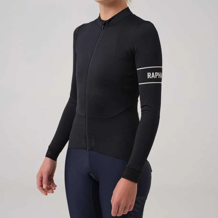 Clearance Rapha Women'S Pro Team Long Sleeve Thermal Jersey