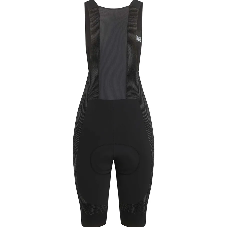 New Rapha Women'S Pro Team Powerweave Bib Shorts Black