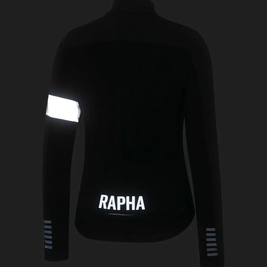 Clearance Rapha Women'S Pro Team Winter Jacket Black/White