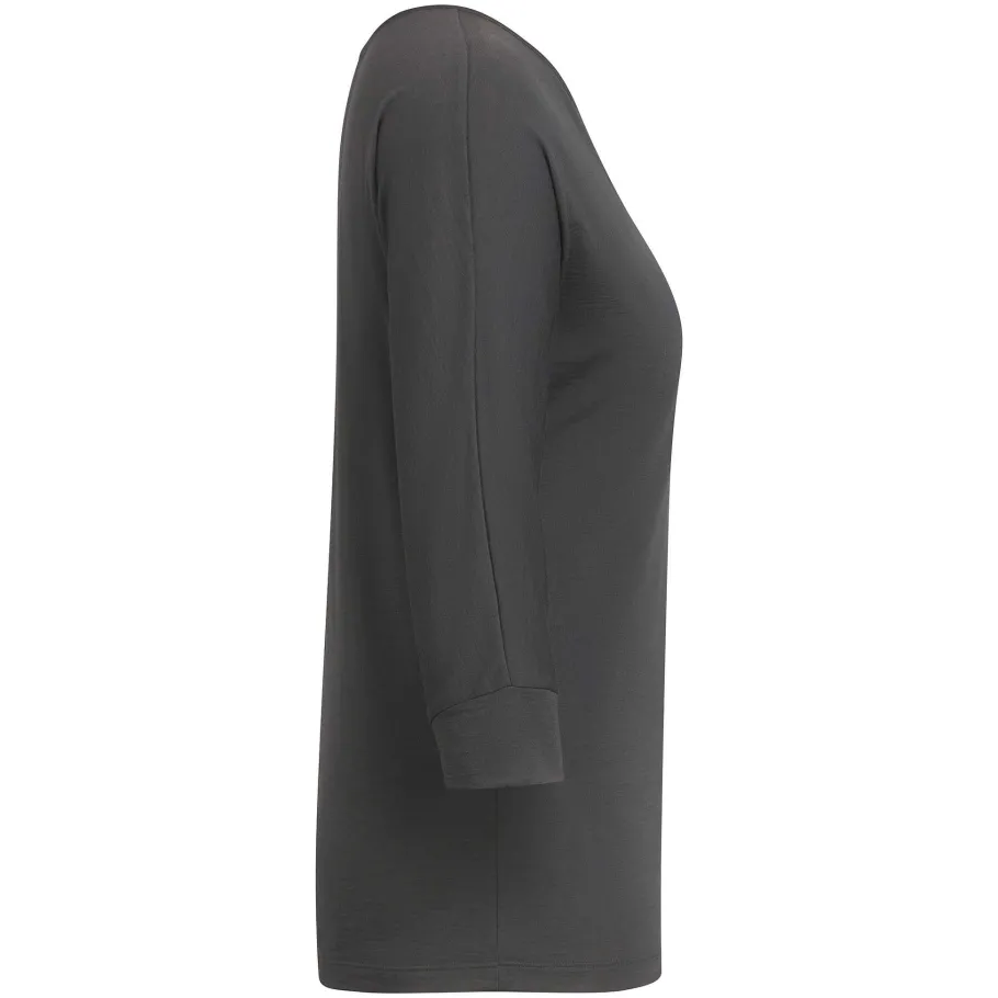 Cheap Rapha Women'S Trail Merino 3/4 Sleeve Top Dark Grey/Black