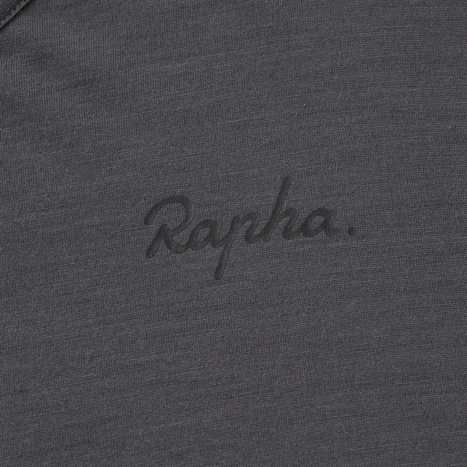 Cheap Rapha Women'S Trail Merino 3/4 Sleeve Top Dark Grey/Black